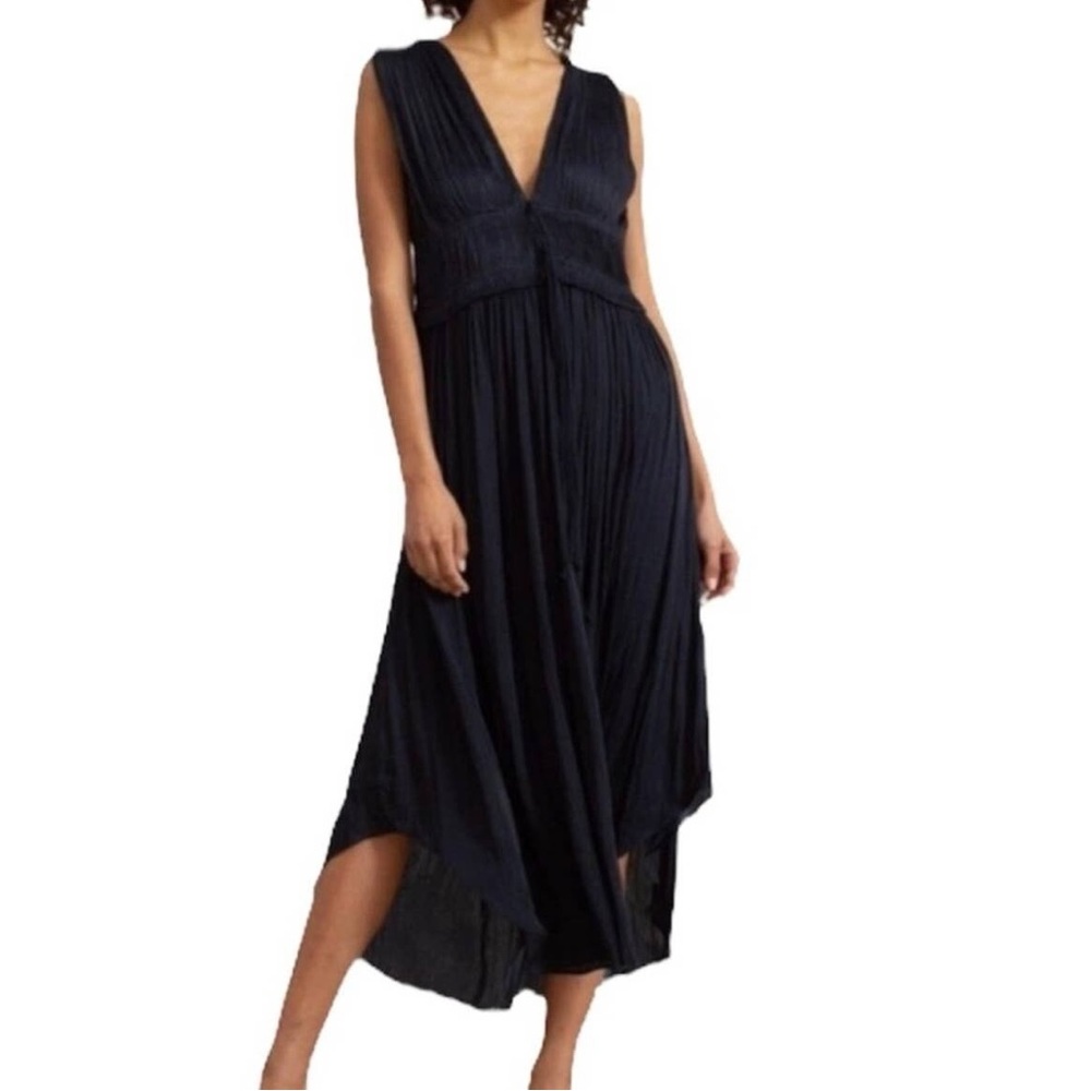 Modern Citizen Dress Size S Black Eleni Pleated Sleeveless